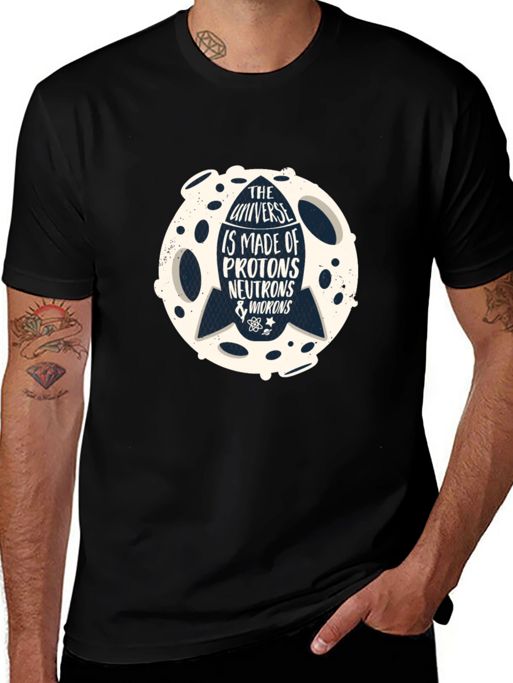 Universe Made of Protons T-Shirt - Science Geek Tee