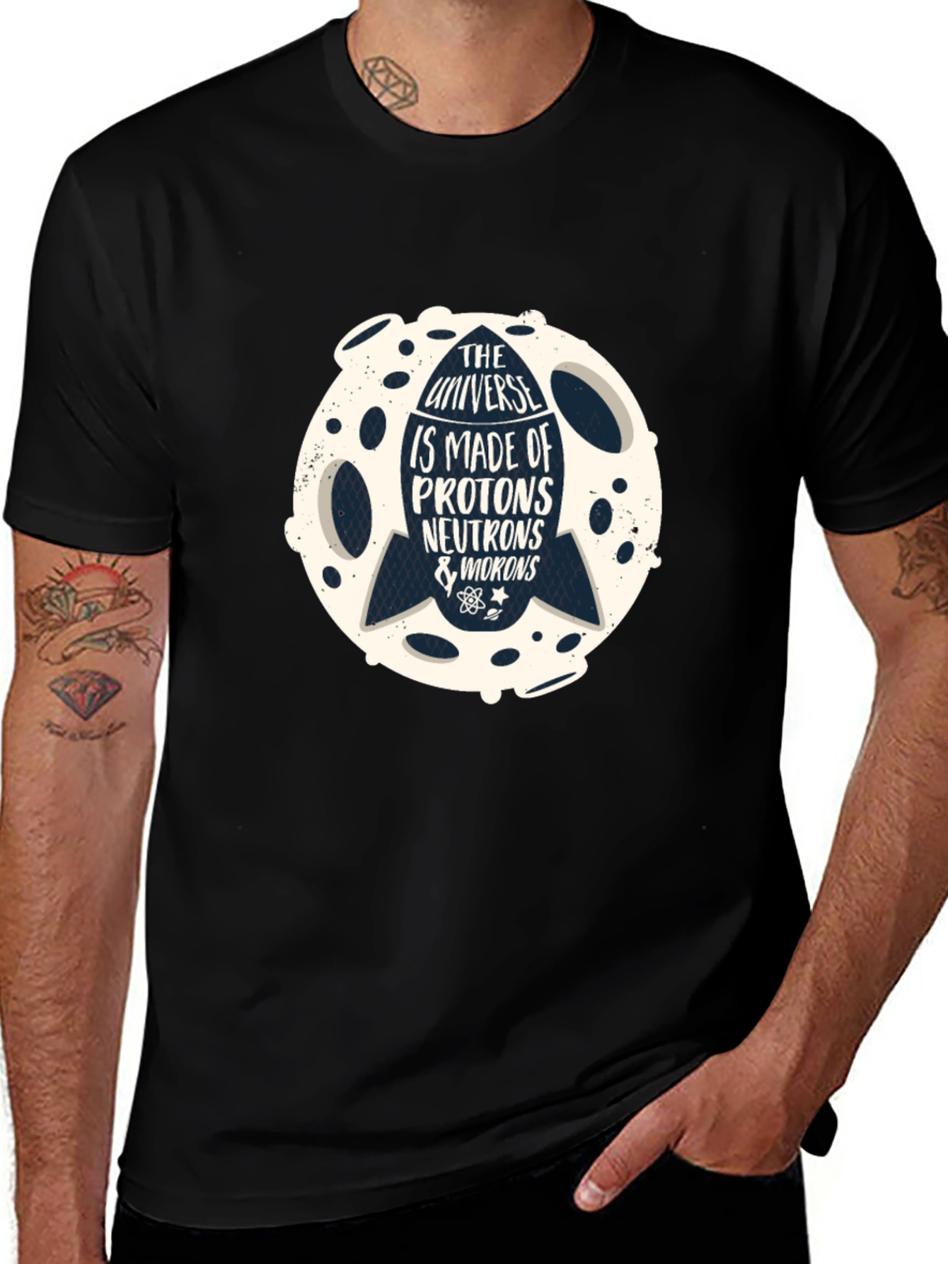 Universe Made of Protons T-Shirt - Science Geek Tee