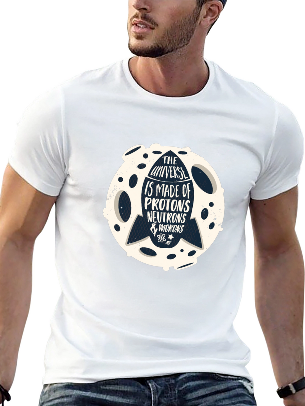 Universe Made of Protons T-Shirt - Science Geek Tee