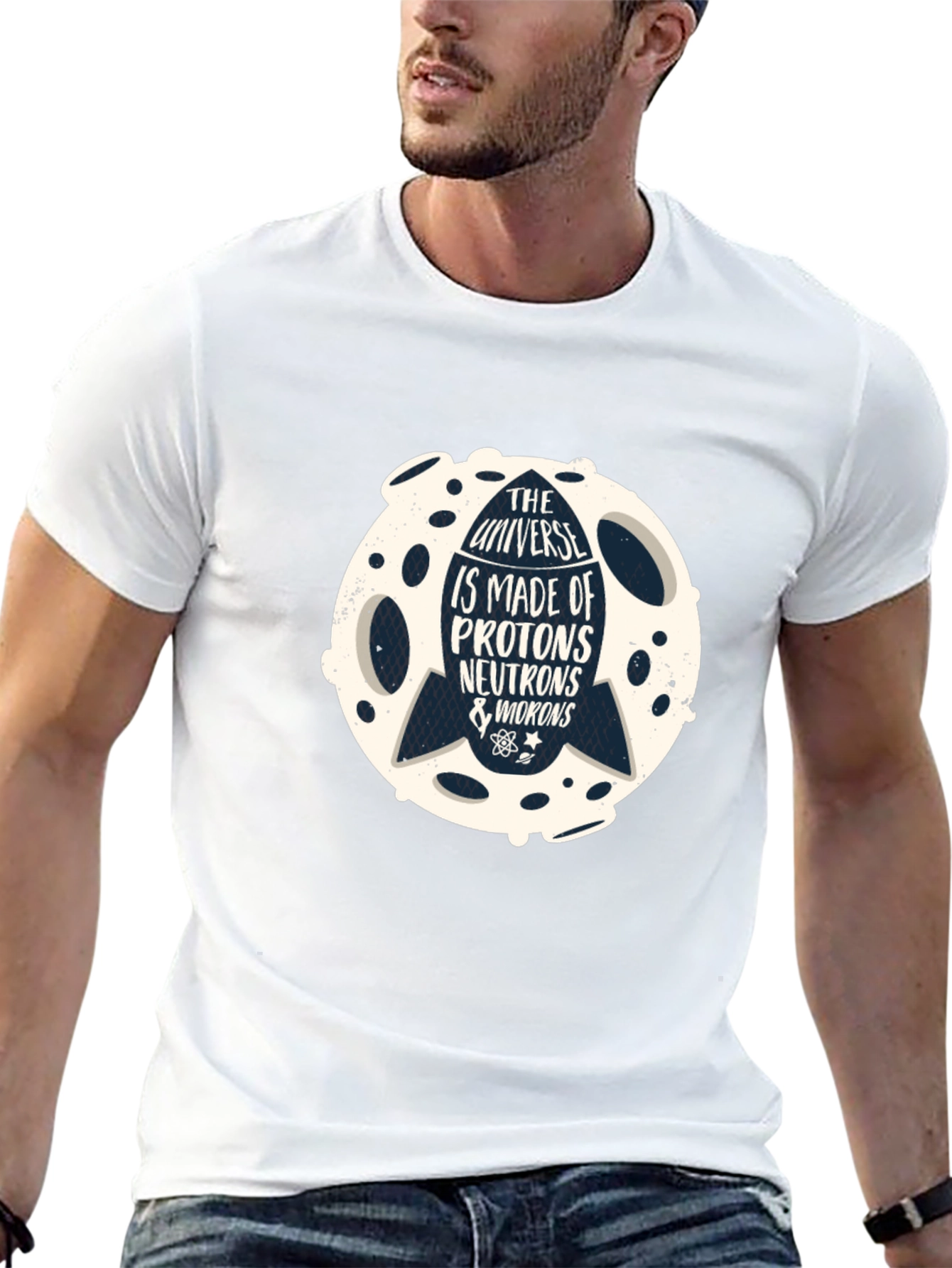 Universe Made of Protons T-Shirt - Science Geek Tee