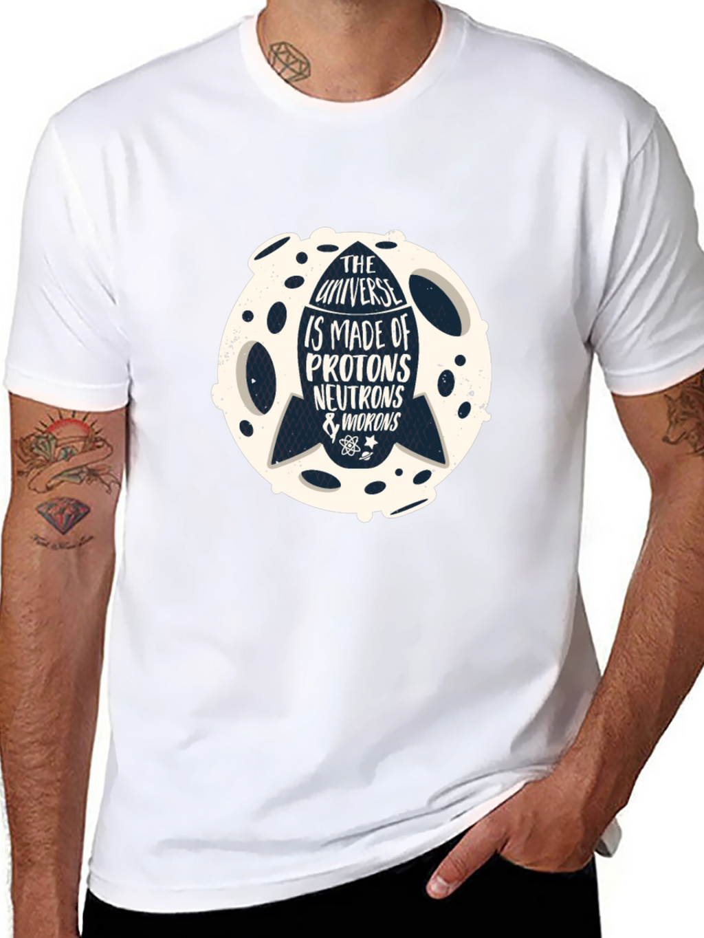Universe Made of Protons T-Shirt - Science Geek Tee