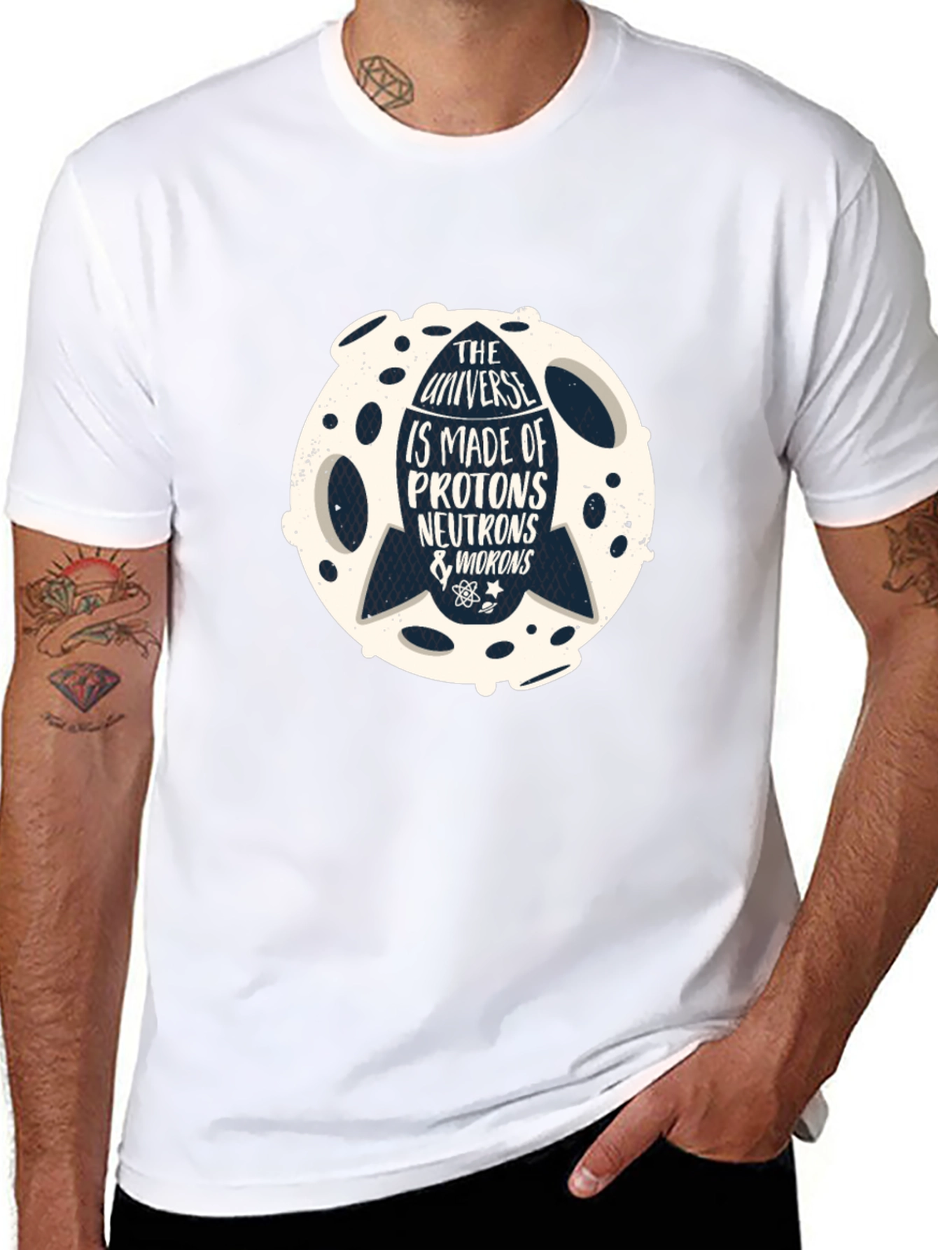 Universe Made of Protons T-Shirt - Science Geek Tee