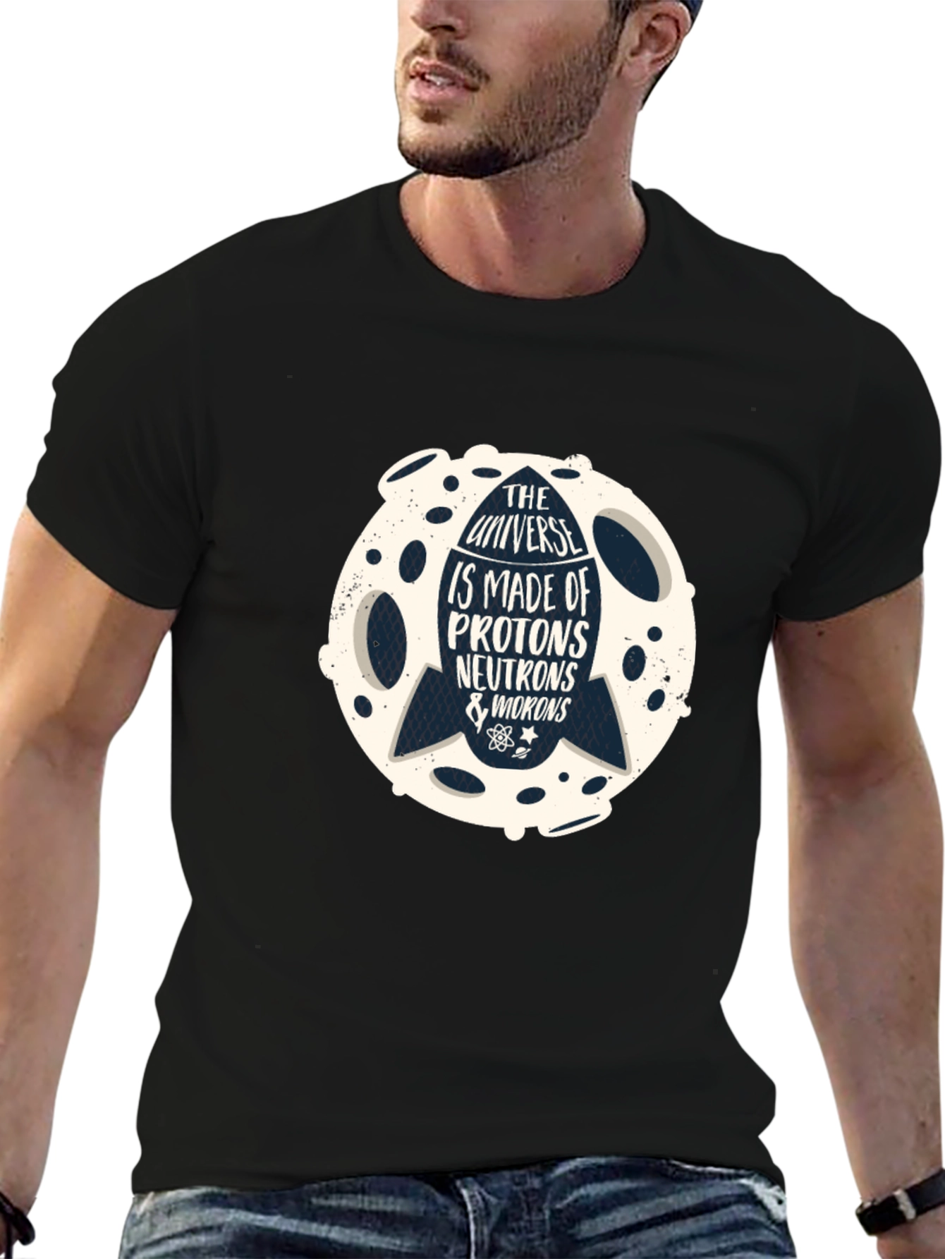 Universe Made of Protons T-Shirt - Science Geek Tee