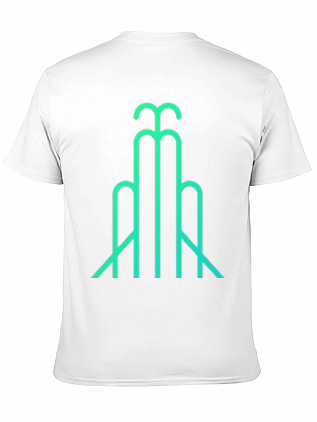Abstract Line Art T-Shirt - Modern Geometric Design