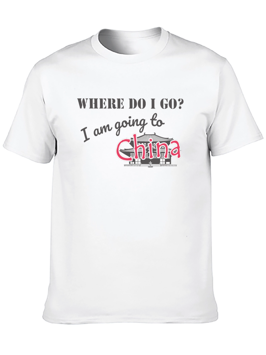 China Trip T-Shirt - Mens Black Tee
