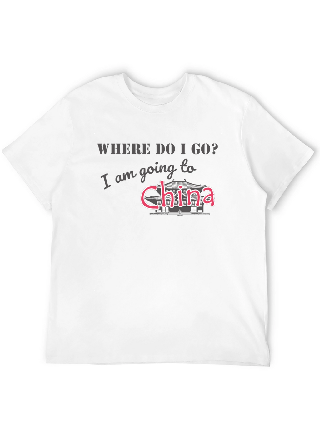 China Trip T-Shirt - Mens Black Tee