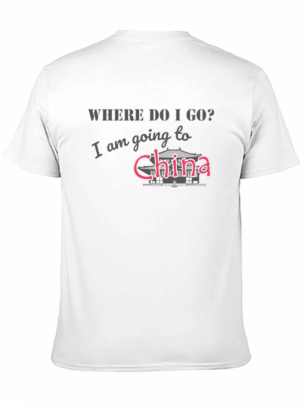 China Trip T-Shirt - Mens Black Tee