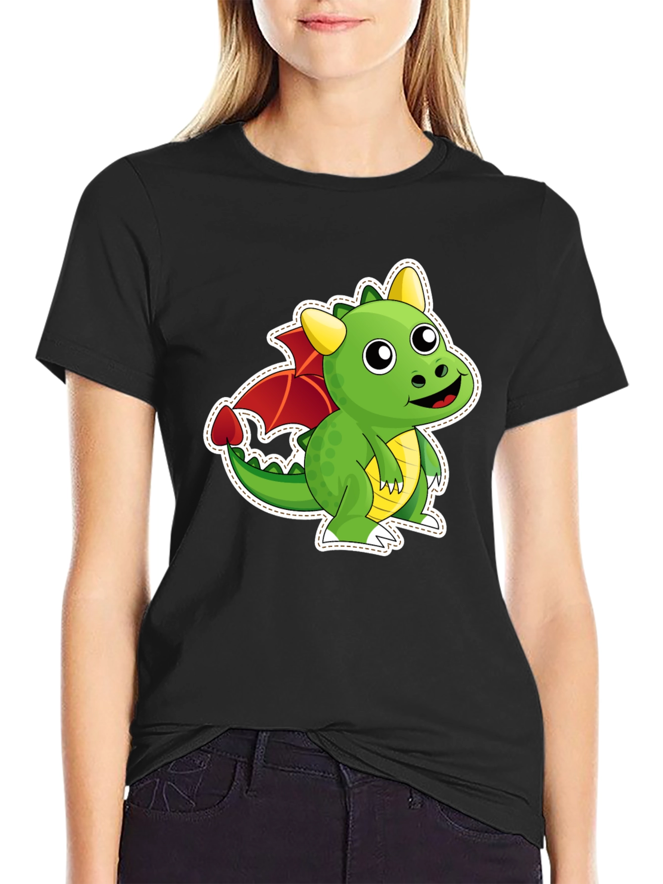 Cute Dragon Graphic T-Shirt