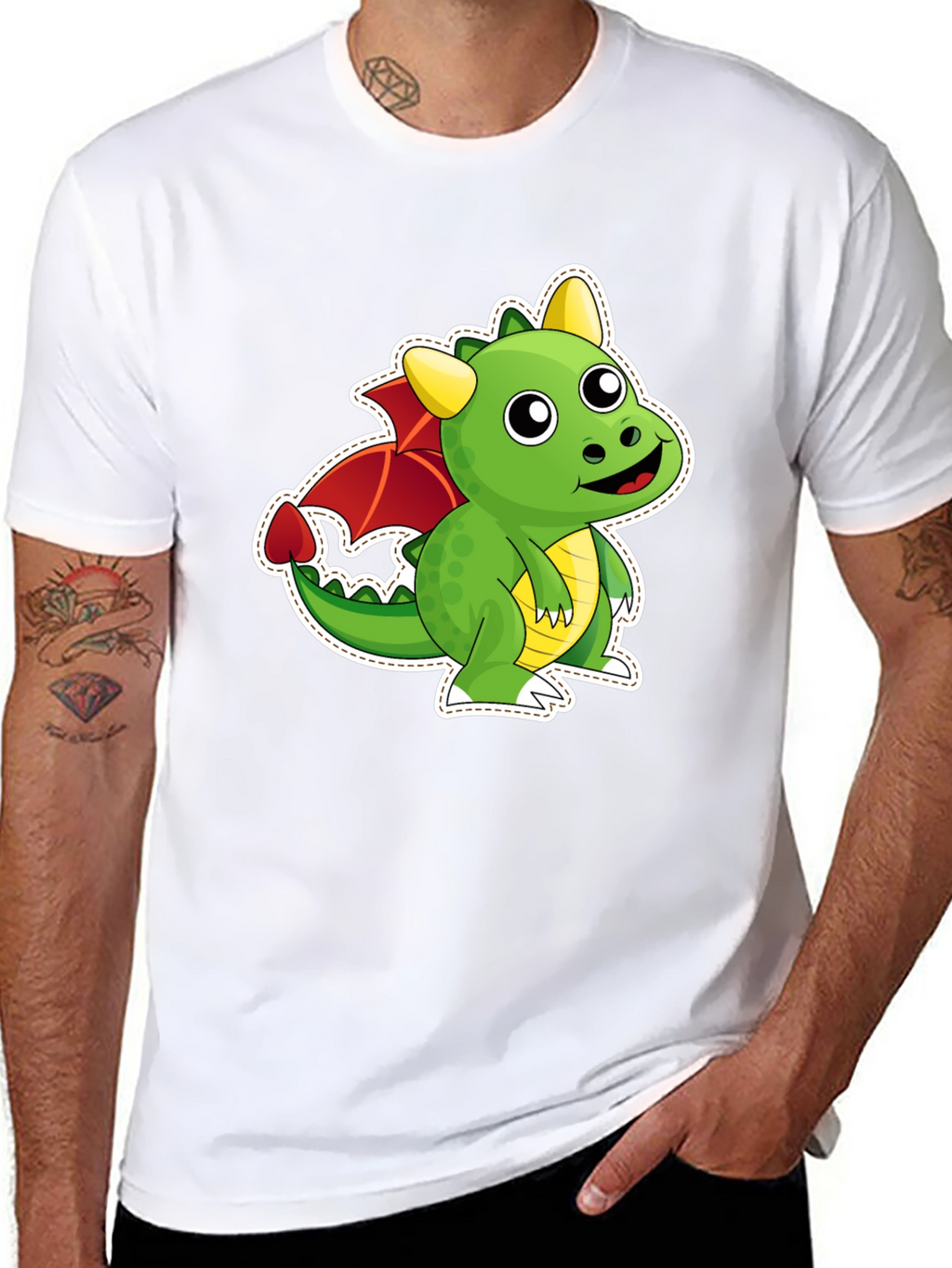 Cute Dragon Graphic T-Shirt