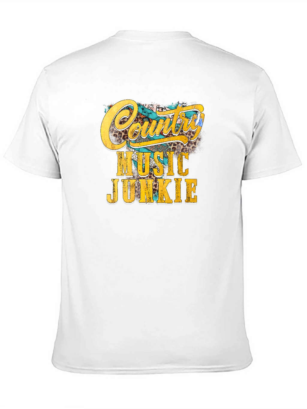 Country Music Junkie Graphic Tee - Black