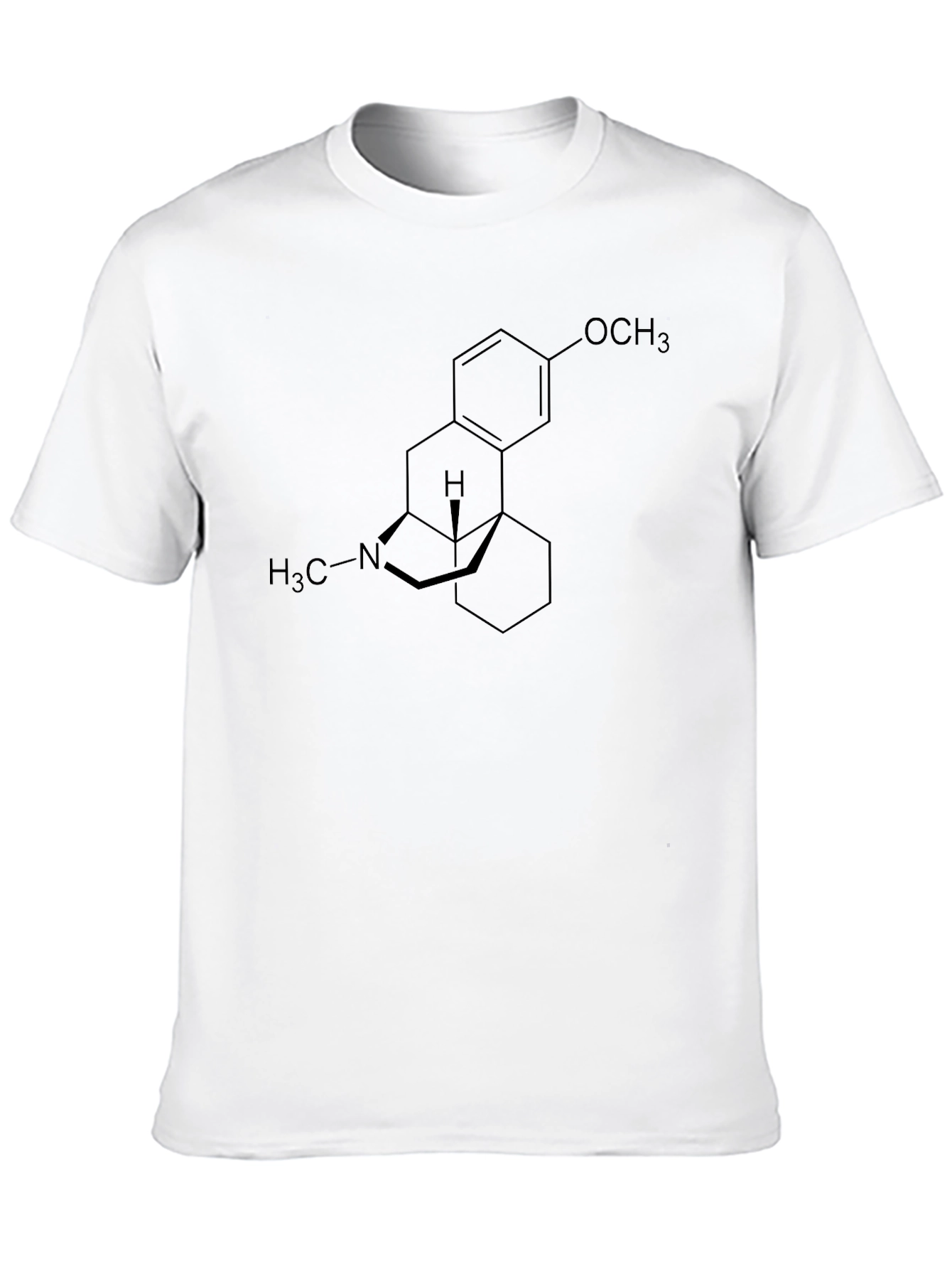 Morphine Molecule Graphic T-Shirt - Science Apparel