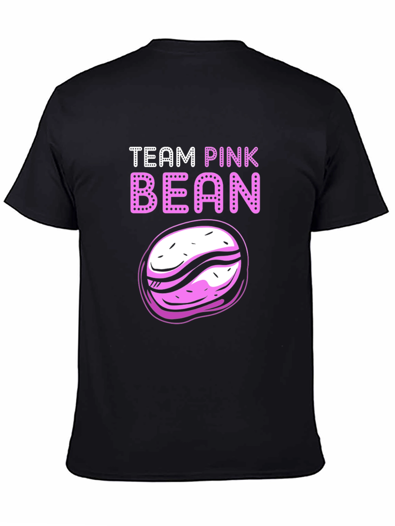 Team Pink Bean T-Shirt - Cute Baby Gender Reveal Tee