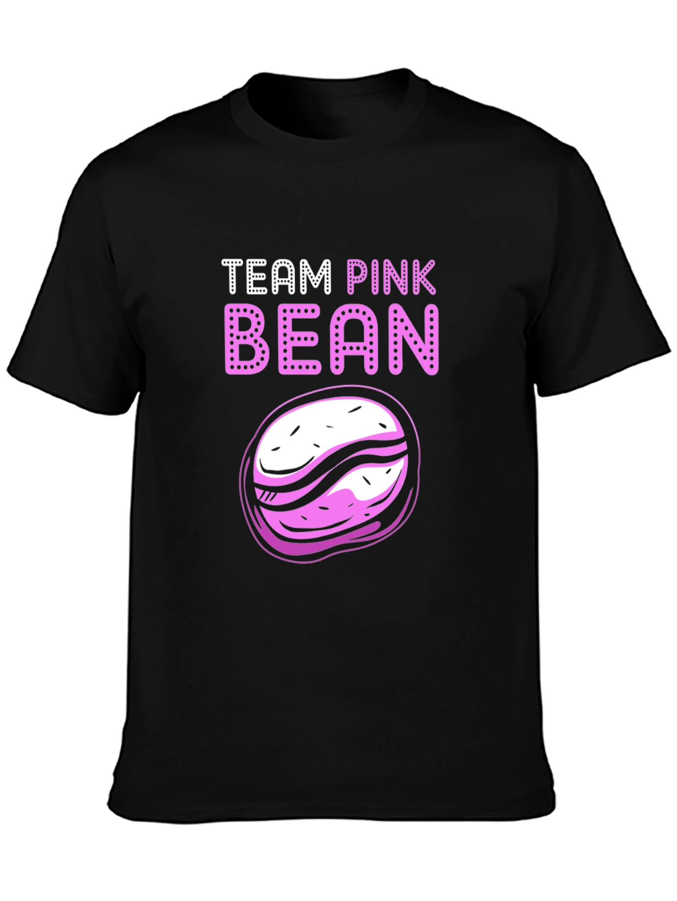 Team Pink Bean T-Shirt - Cute Baby Gender Reveal Tee