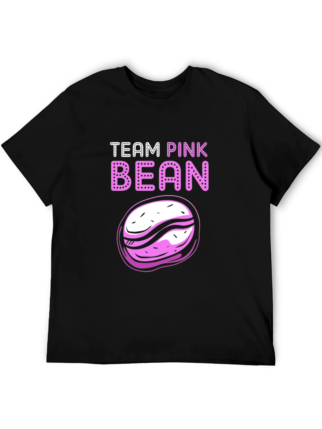 Team Pink Bean T-Shirt - Cute Baby Gender Reveal Tee
