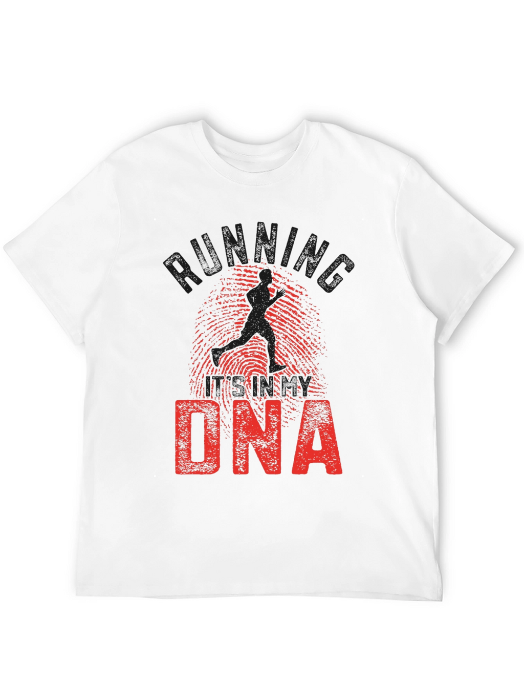 Running DNA Graphic Print T-Shirt