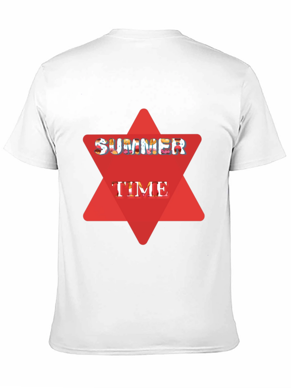 Summer Time Black Graphic T-Shirt