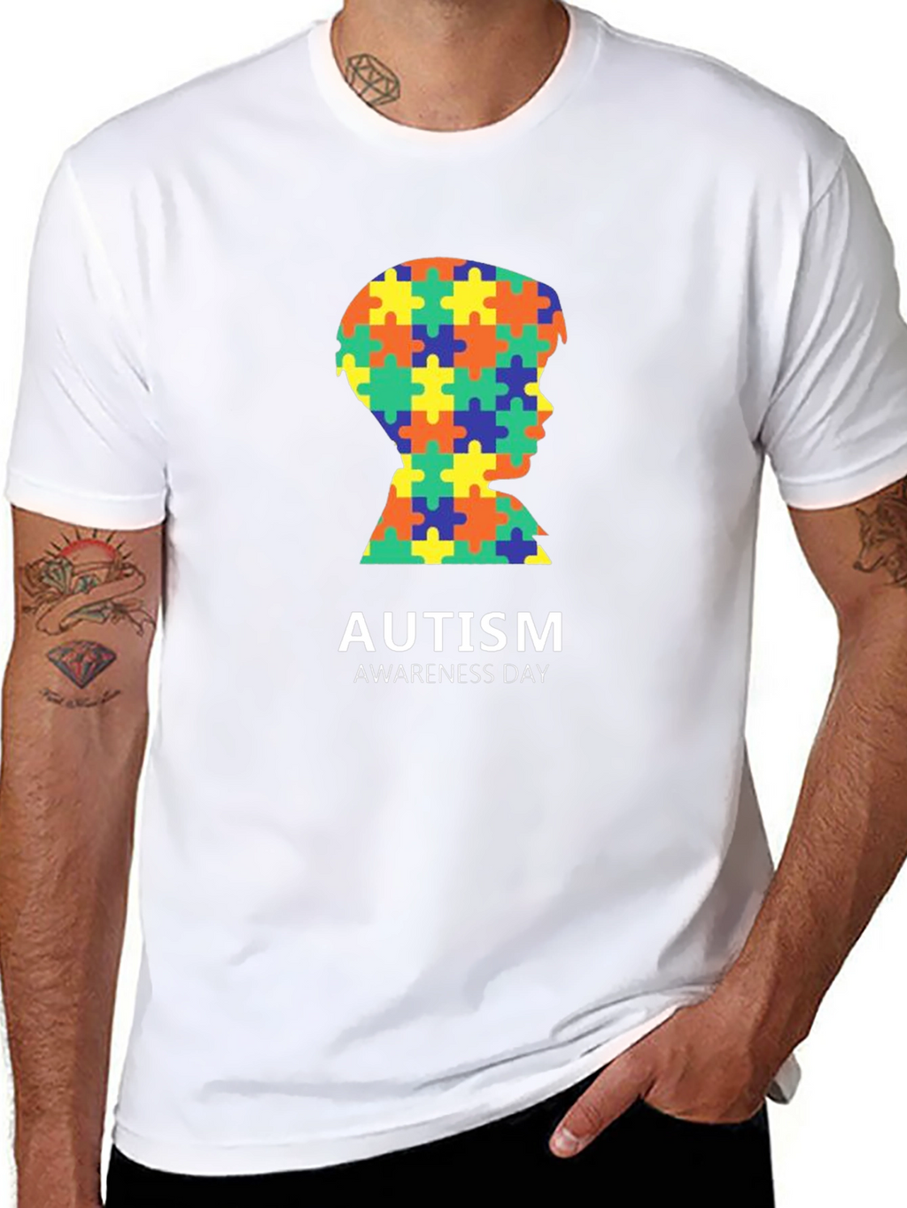 Autism Awareness Day Puzzle Piece T-Shirt