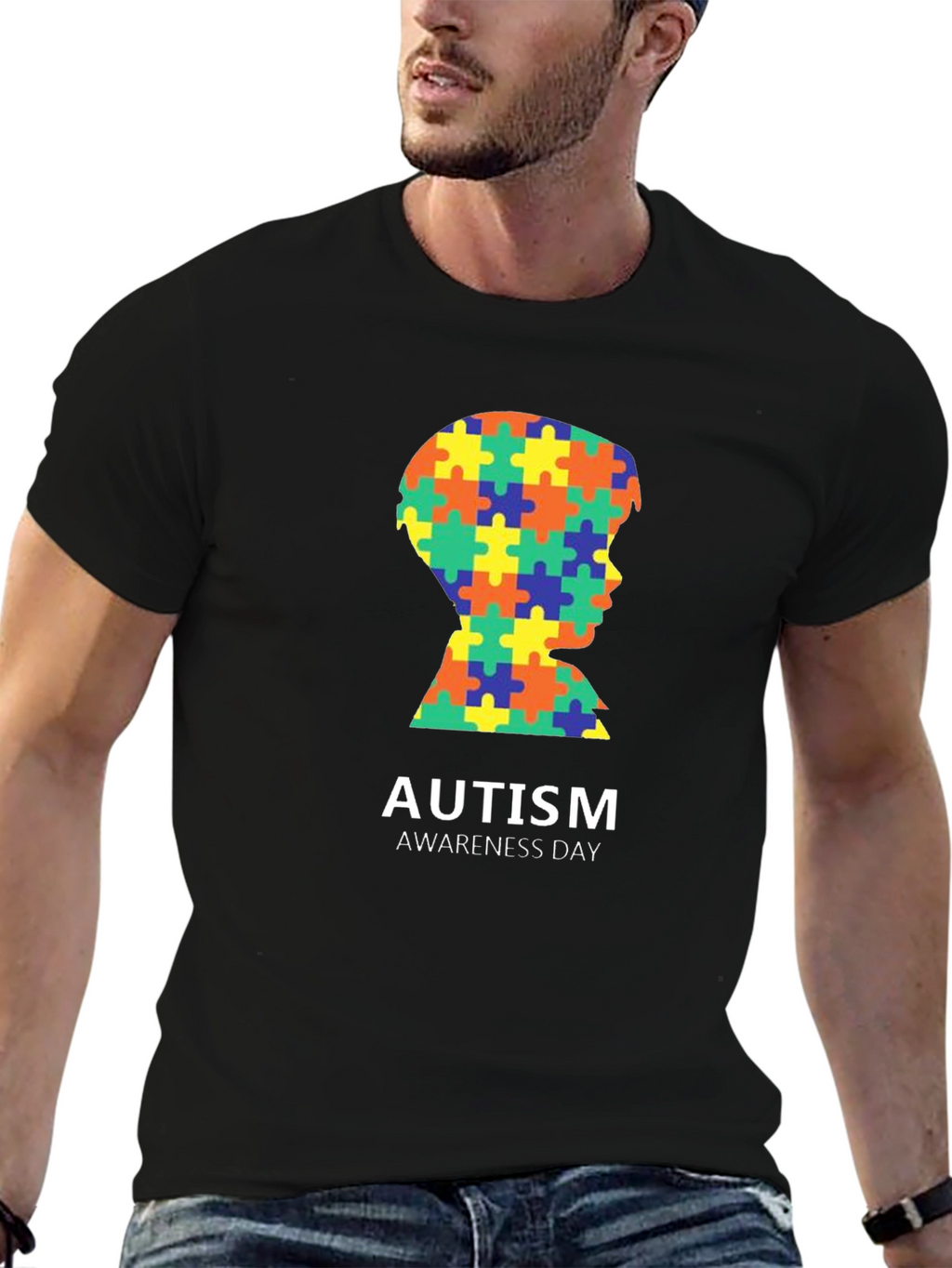 Autism Awareness Day Puzzle Piece T-Shirt
