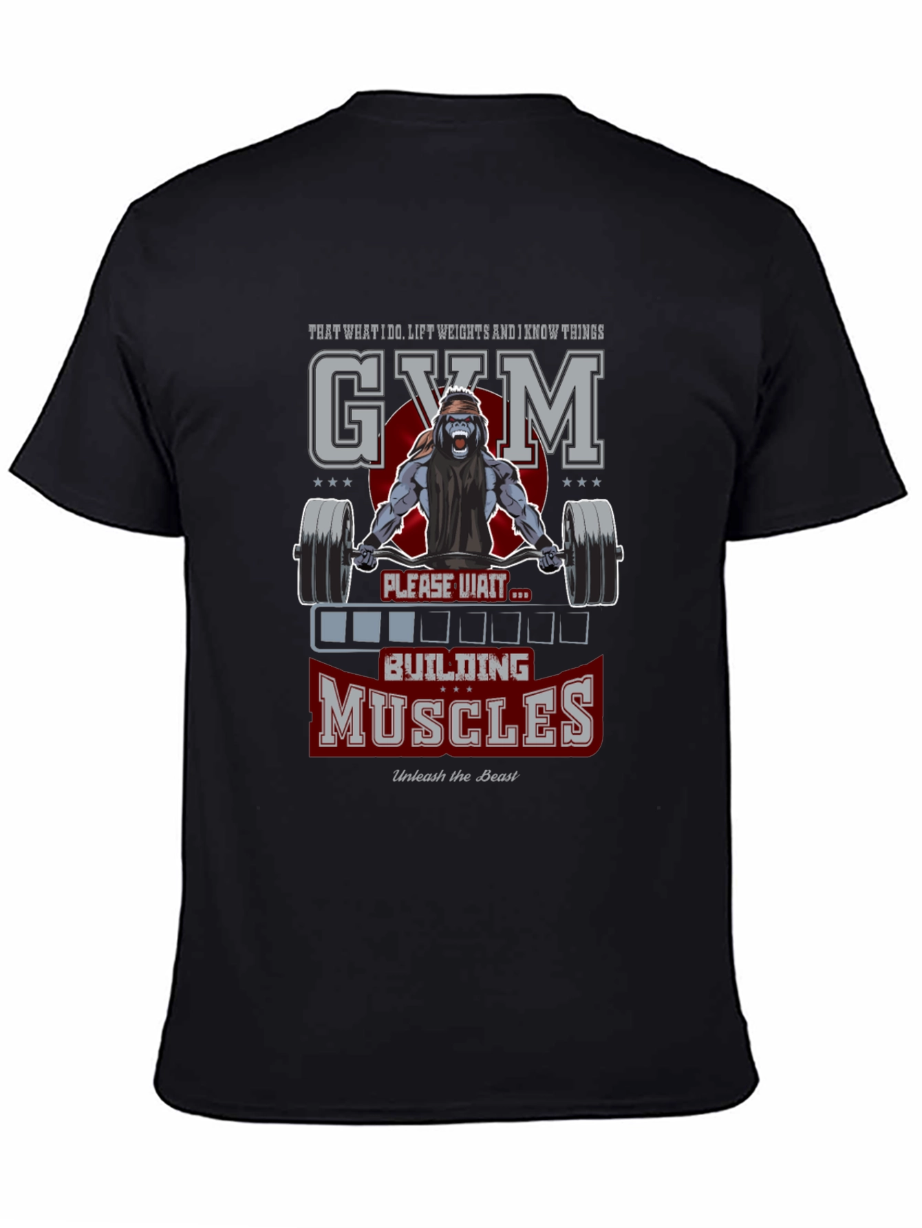 Gym Gorilla Graphic T-Shirt Unleash the Beast!