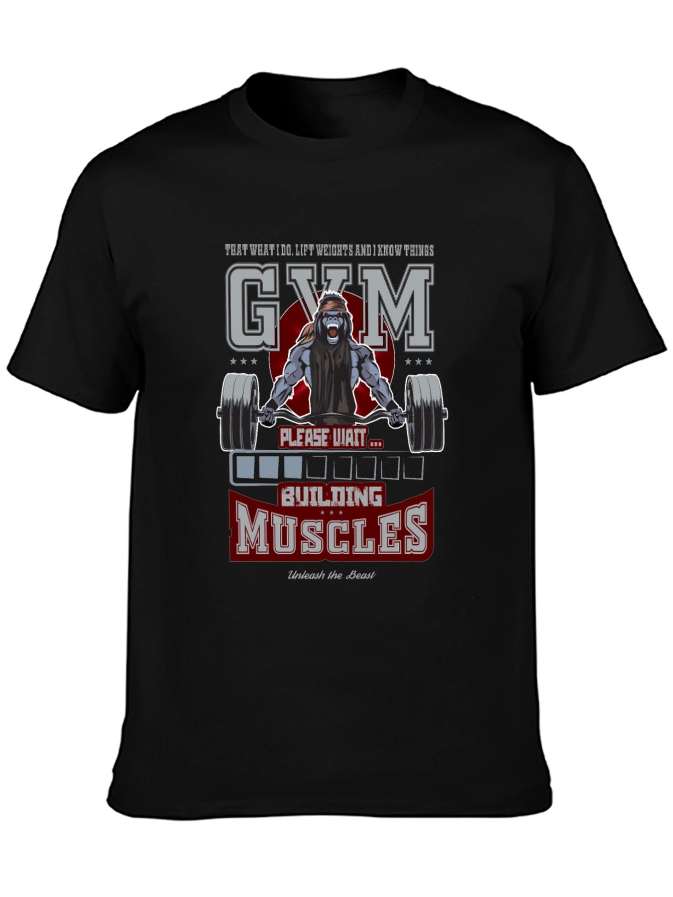 Gym Gorilla Graphic T-Shirt Unleash the Beast!