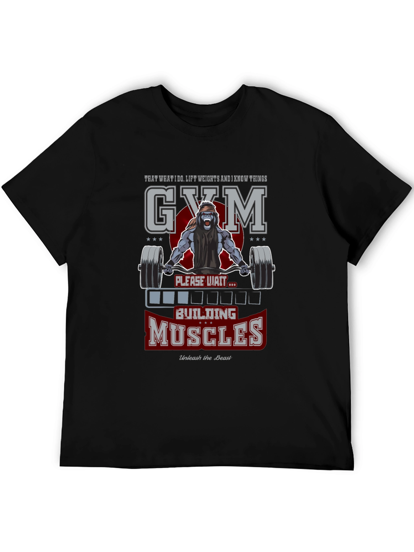 Gym Gorilla Graphic T-Shirt Unleash the Beast!