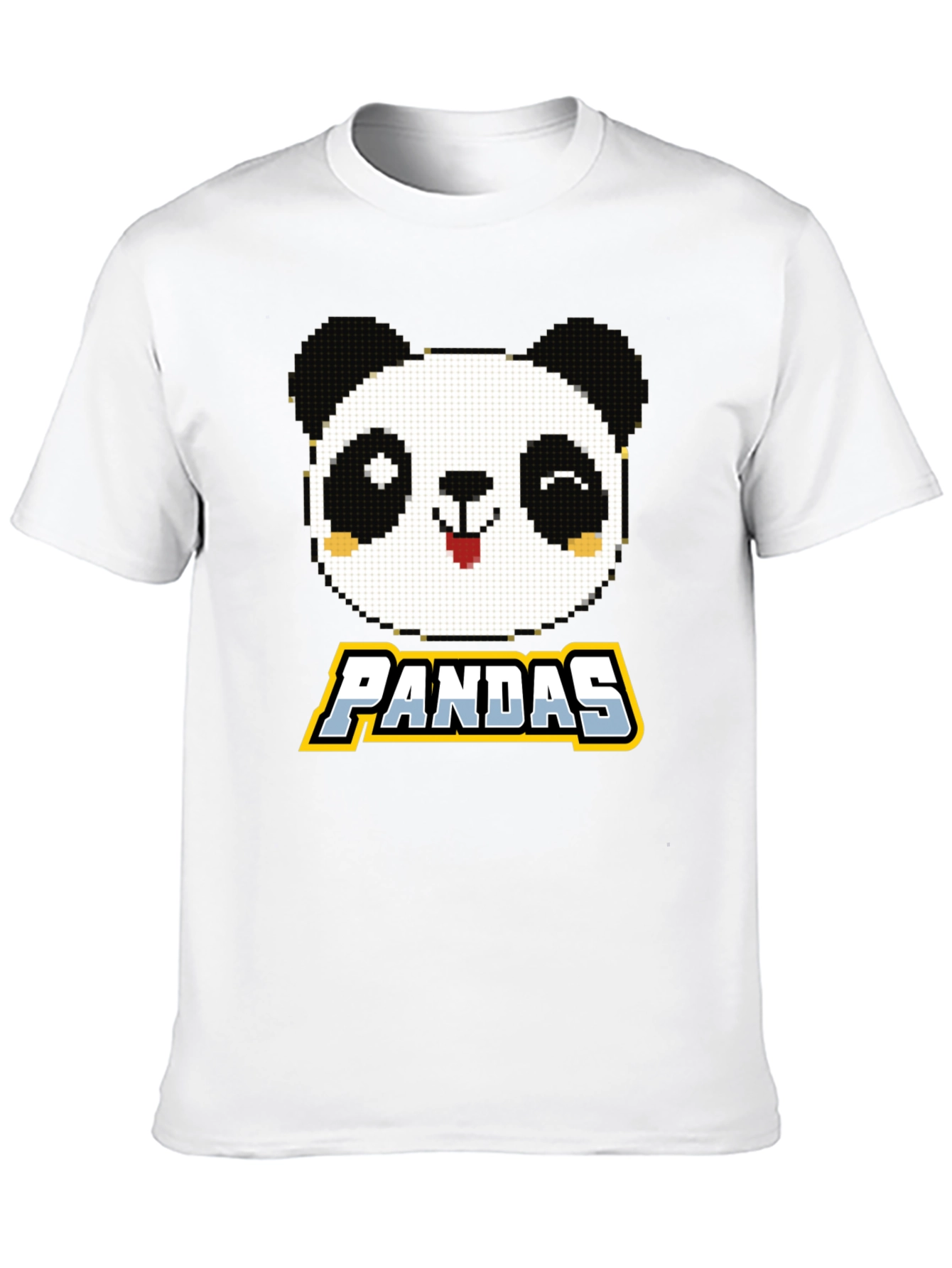 Pixel Panda T-Shirt - Cute Graphic Tee
