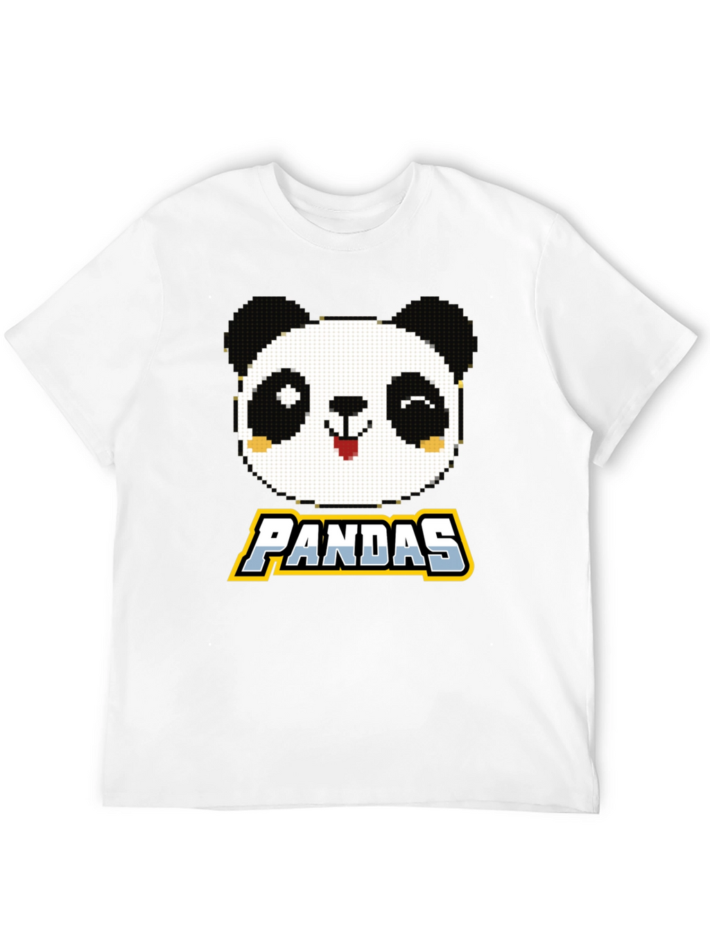 Pixel Panda T-Shirt - Cute Graphic Tee