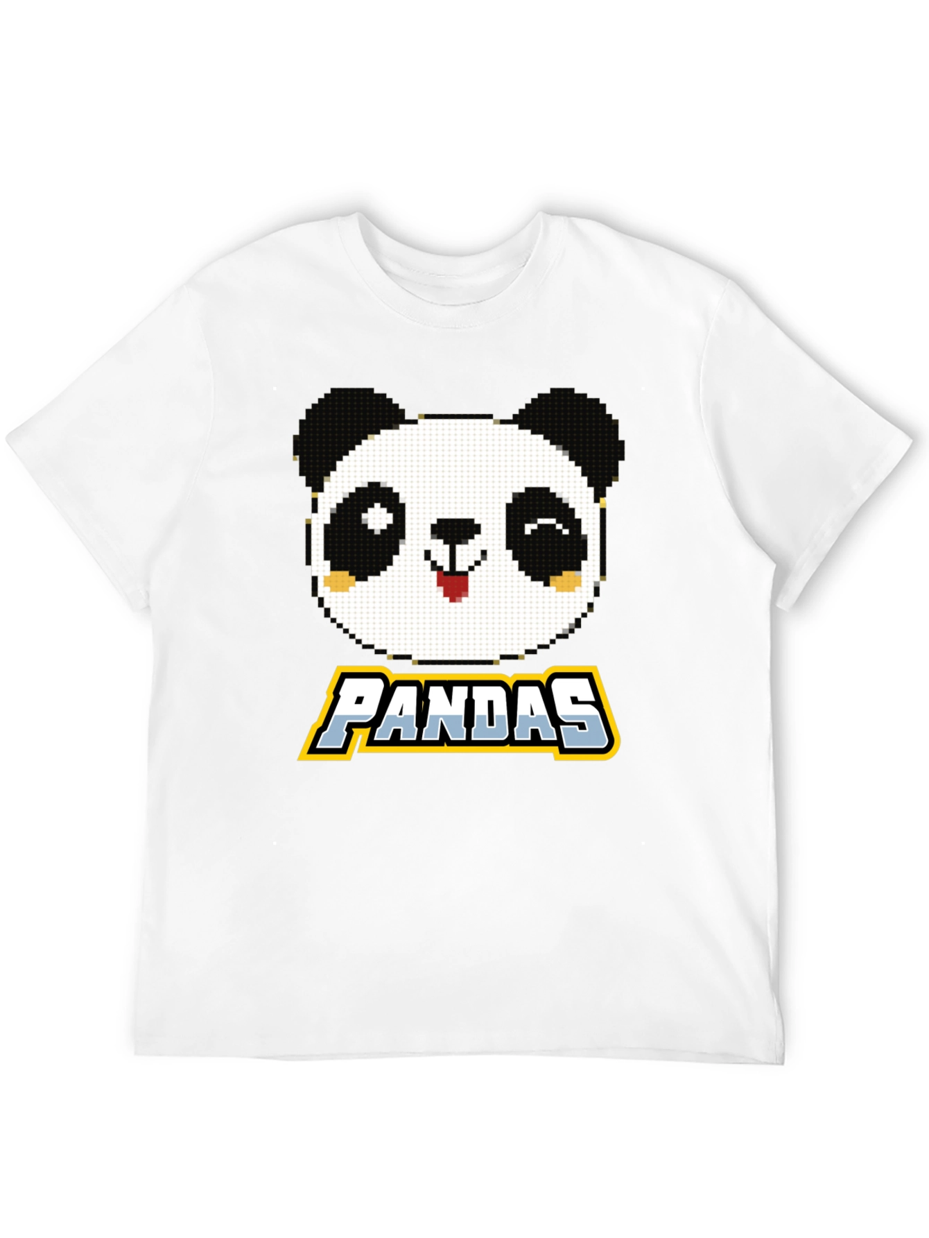 Pixel Panda T-Shirt - Cute Graphic Tee