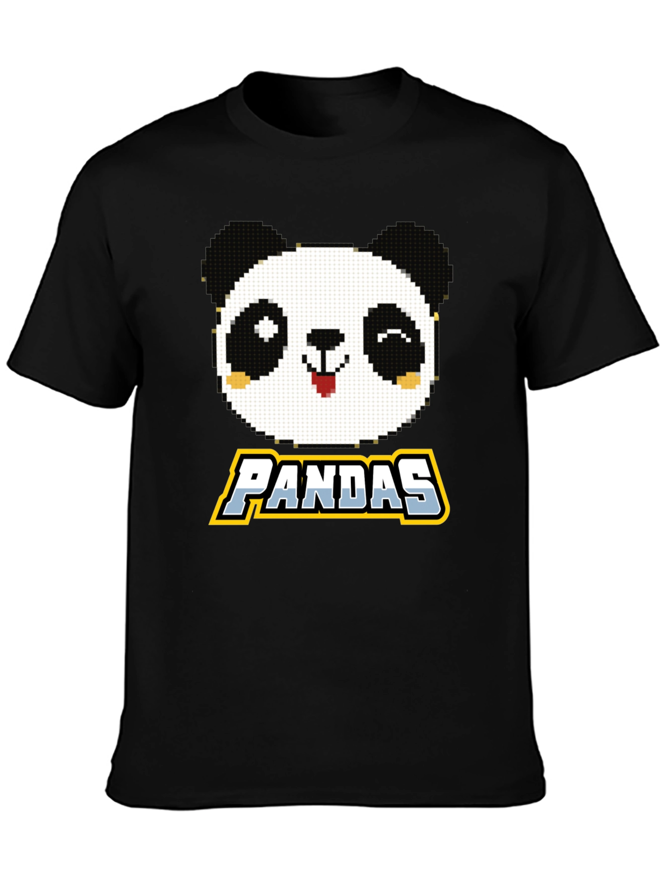 Pixel Panda T-Shirt - Cute Graphic Tee