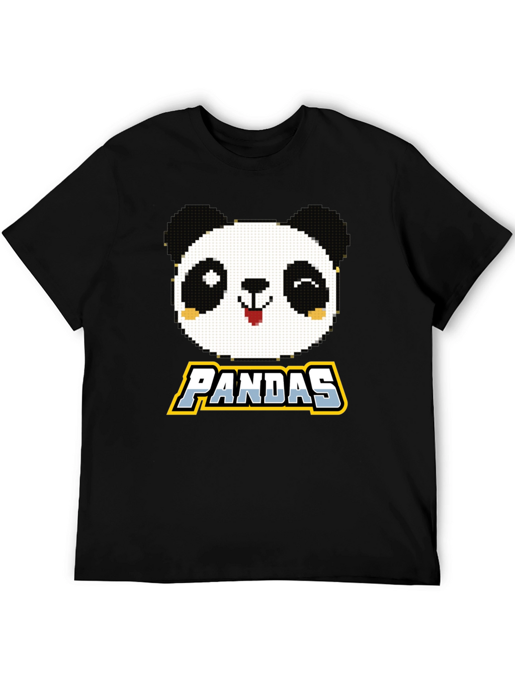Pixel Panda T-Shirt - Cute Graphic Tee