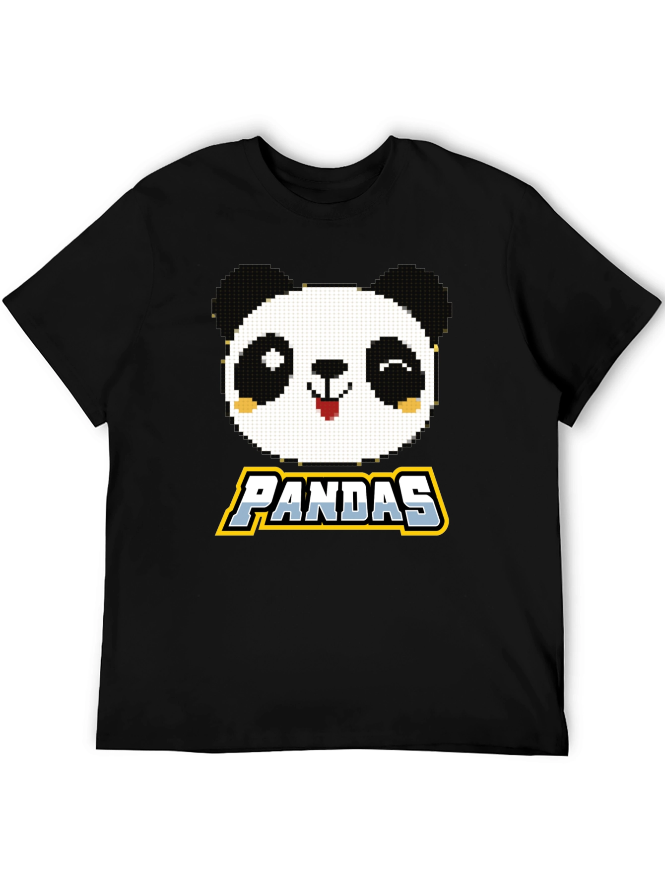 Pixel Panda T-Shirt - Cute Graphic Tee