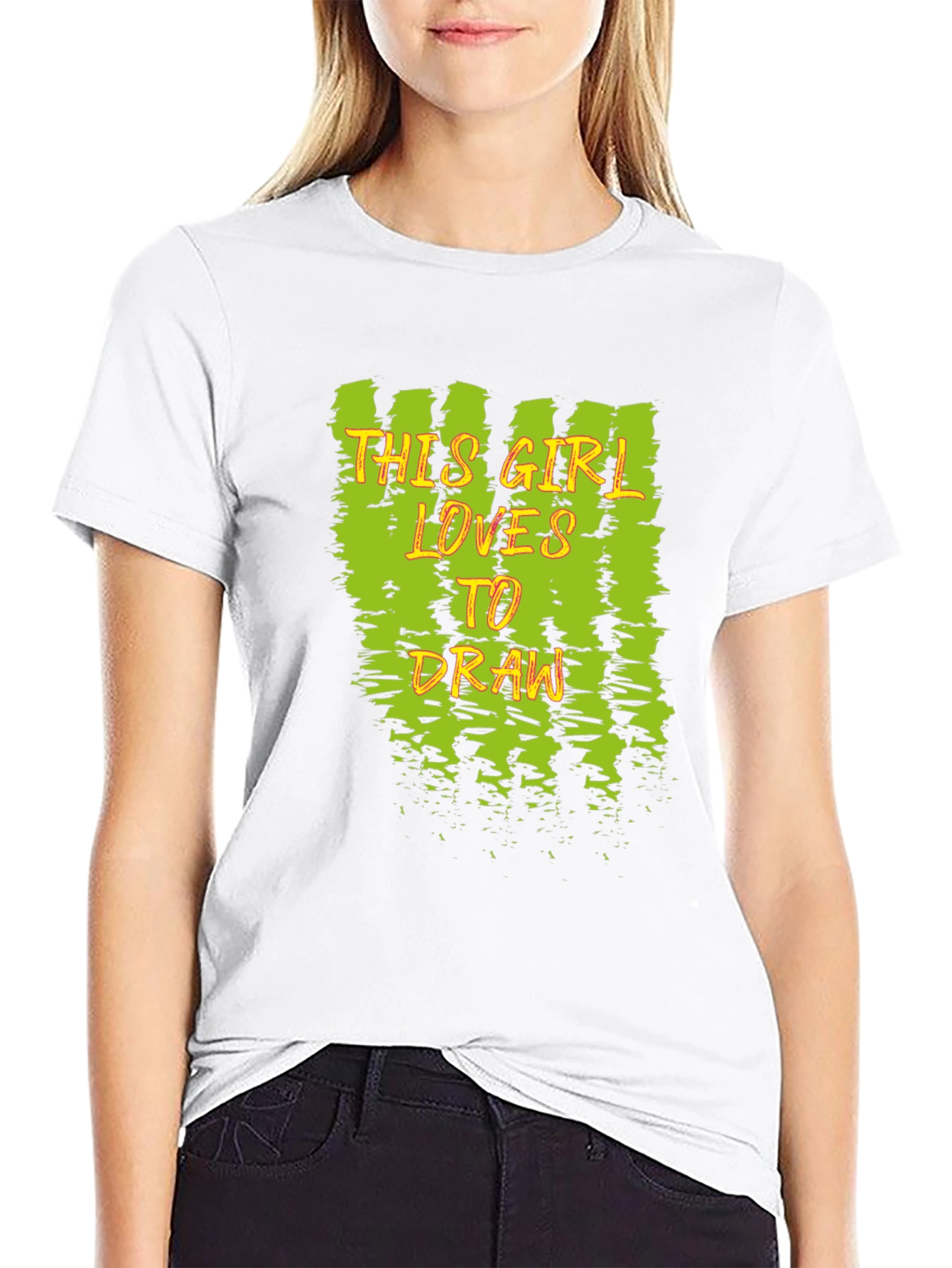 This Girl Loves to Draw Graphic Tee