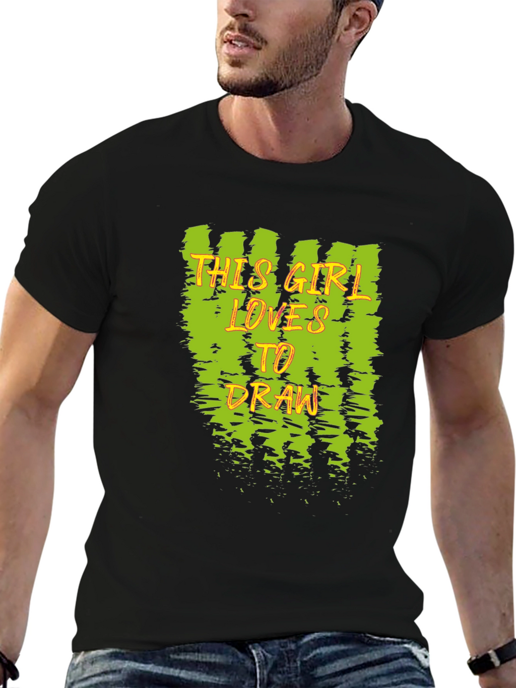 This Girl Loves to Draw Graphic Tee