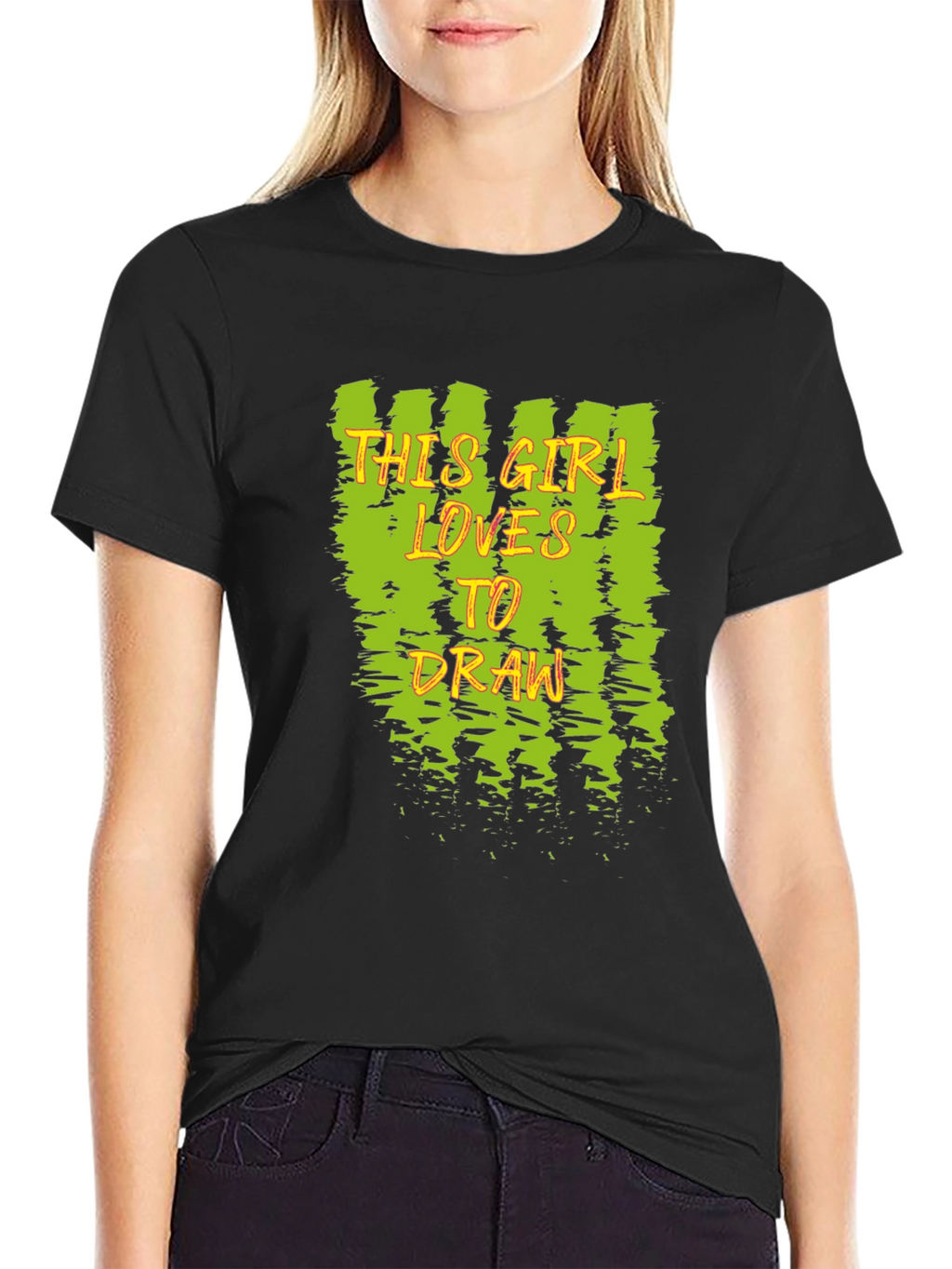 This Girl Loves to Draw Graphic Tee
