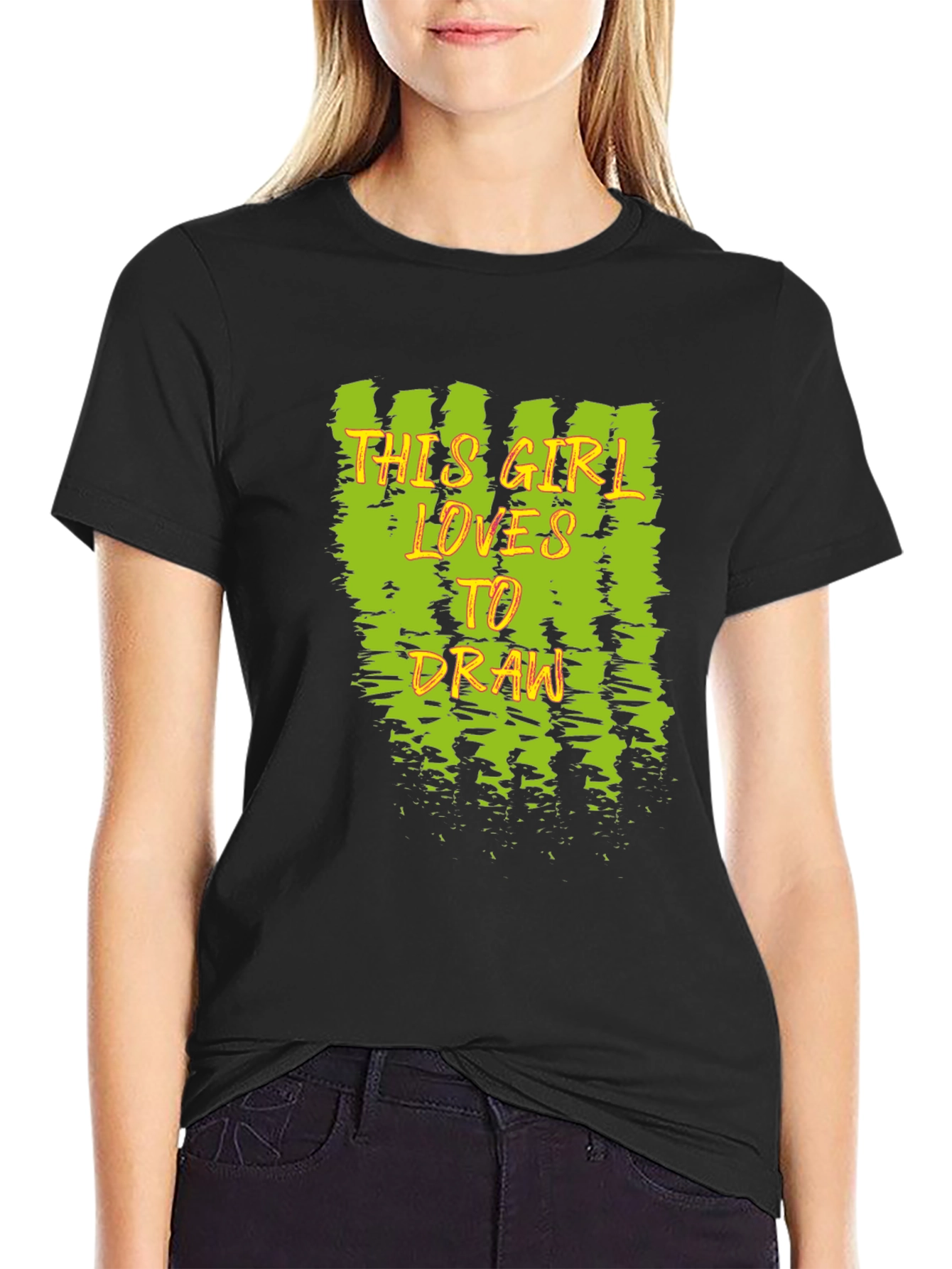 This Girl Loves to Draw Graphic Tee