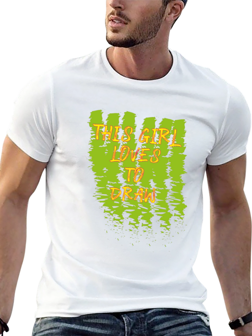 This Girl Loves to Draw Graphic Tee
