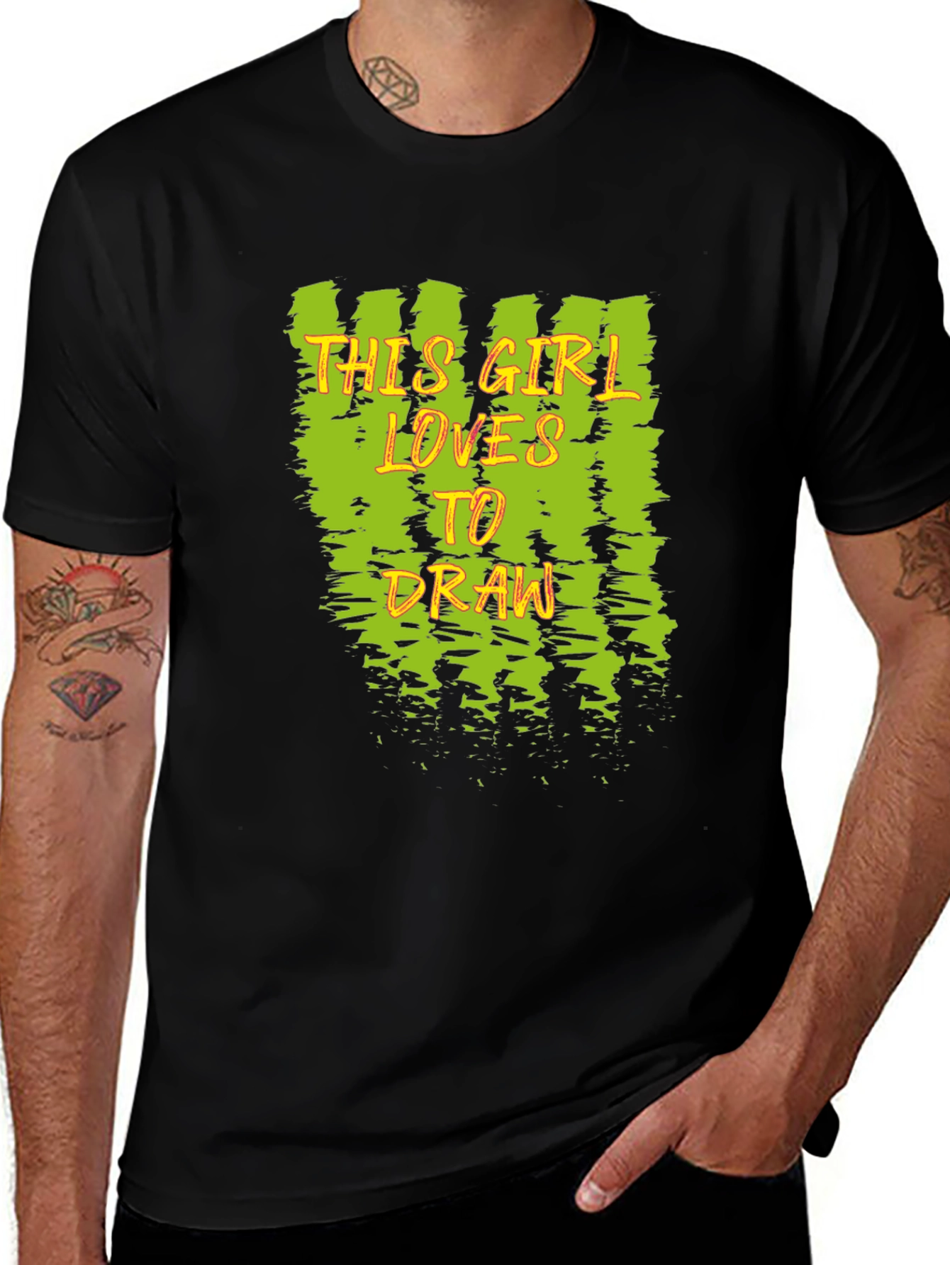 This Girl Loves to Draw Graphic Tee