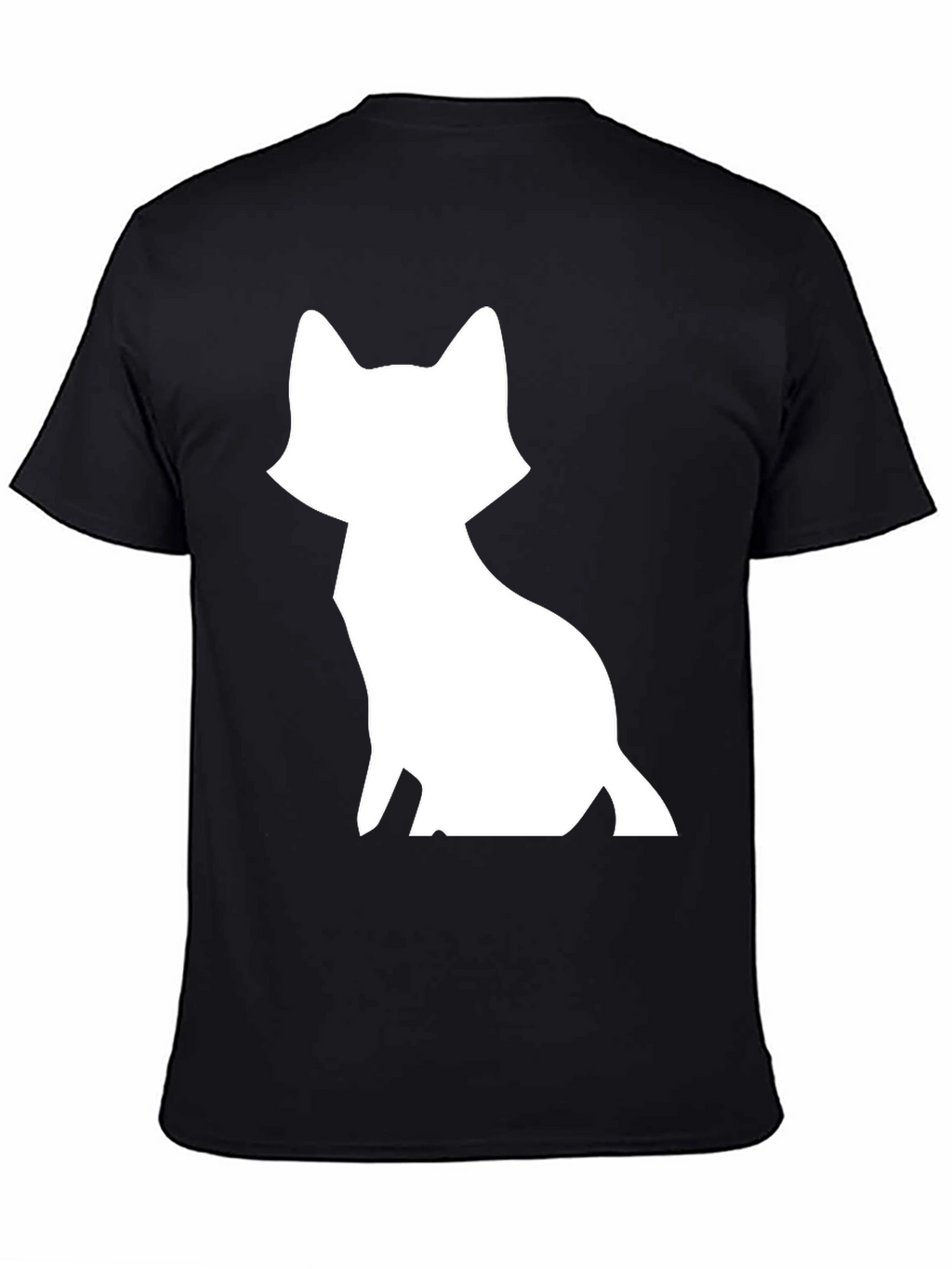 Fox Graphic T-Shirt - Black Cotton Tee