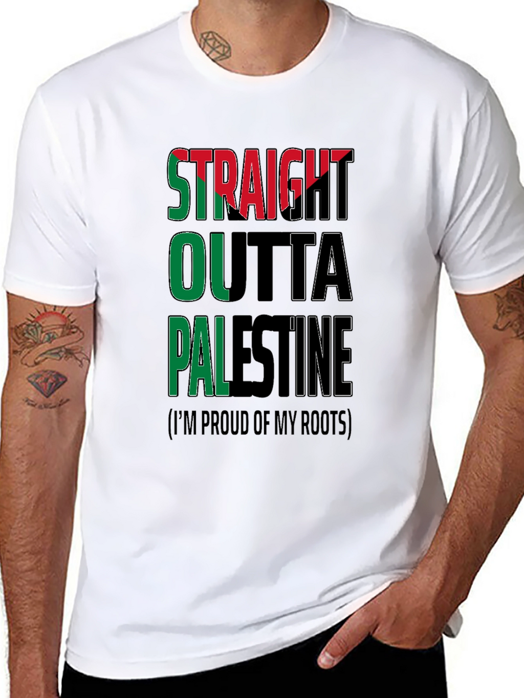 Straight Outta Palestine Pride T-Shirt