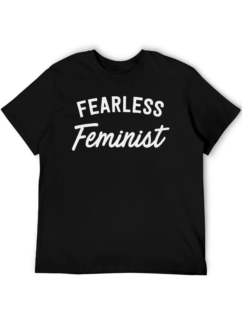 Fearless Feminist Black Graphic Tee