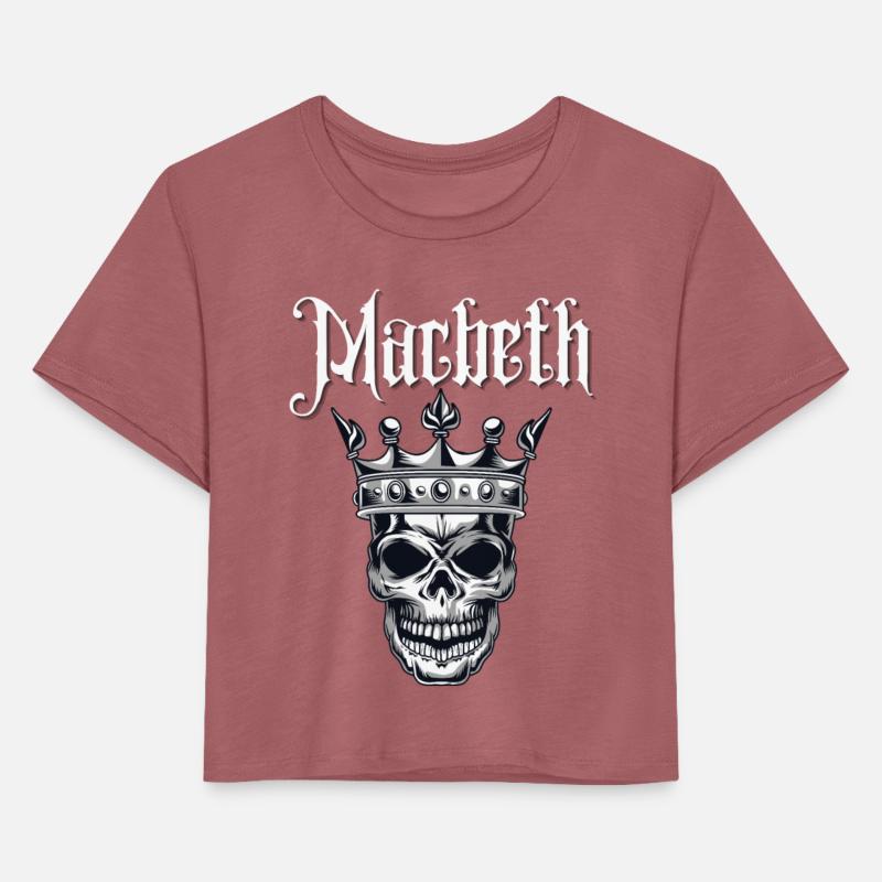 Macbeth Skull with Crown