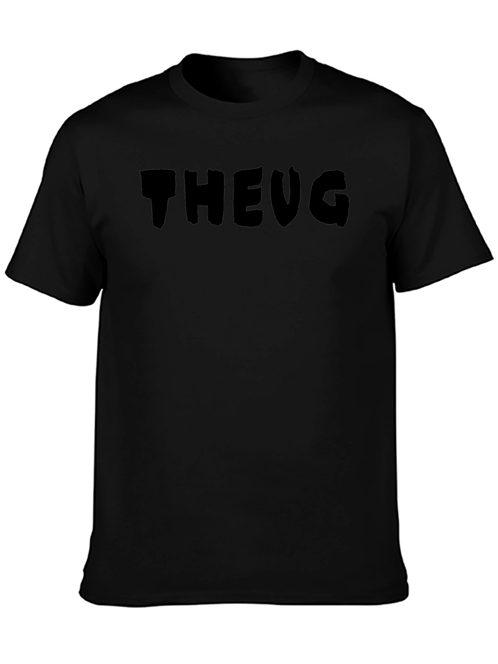 Mens Black THEUG Graphic T-Shirt