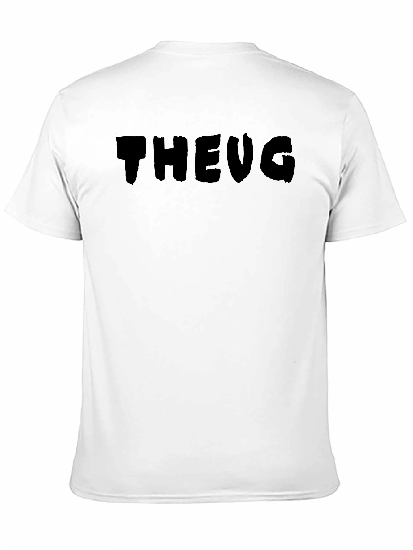 Mens Black THEUG Graphic T-Shirt