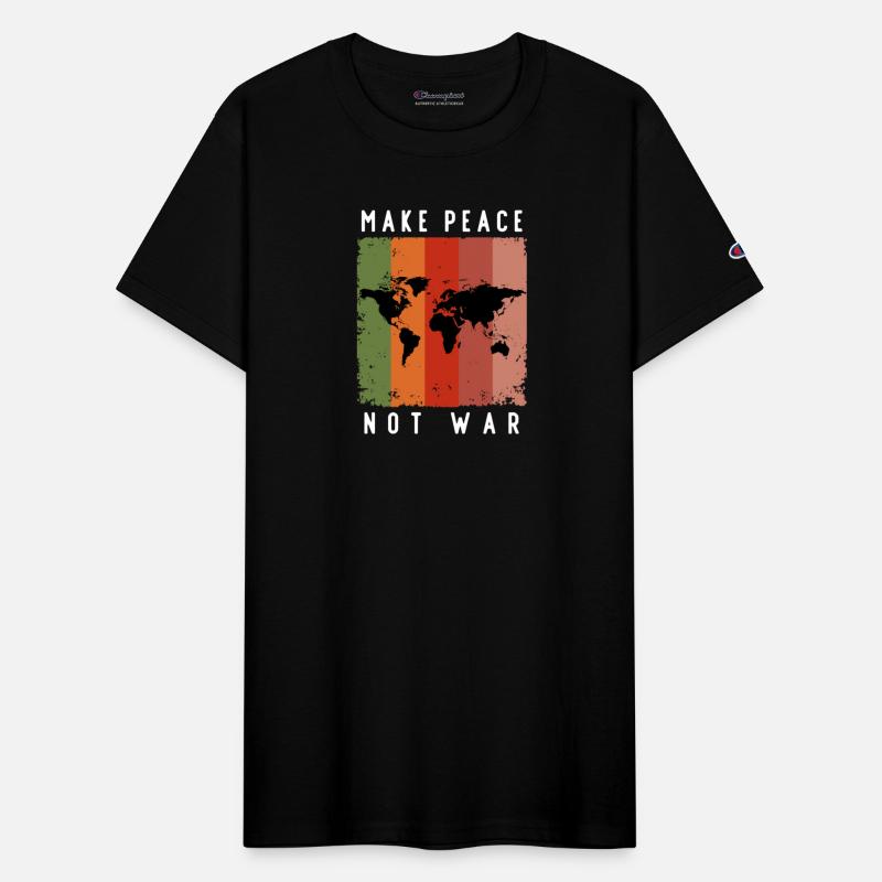 Make Peace Not War World Map