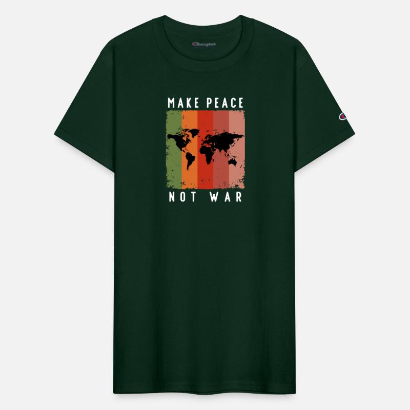 Make Peace Not War World Map