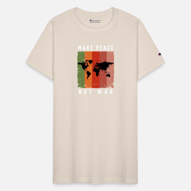 Make Peace Not War World Map