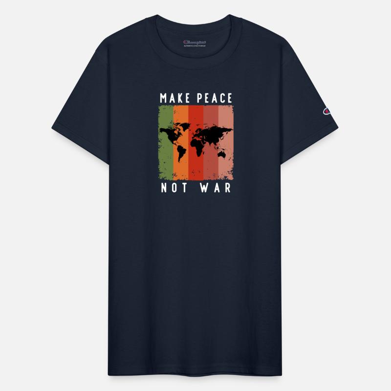 Make Peace Not War World Map