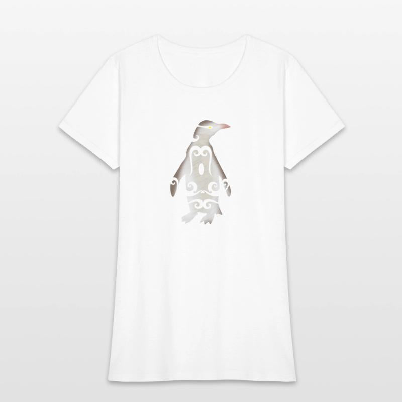 Maori Hoiho Yellow-Eyed Penguin Tribal Tattoo Gift