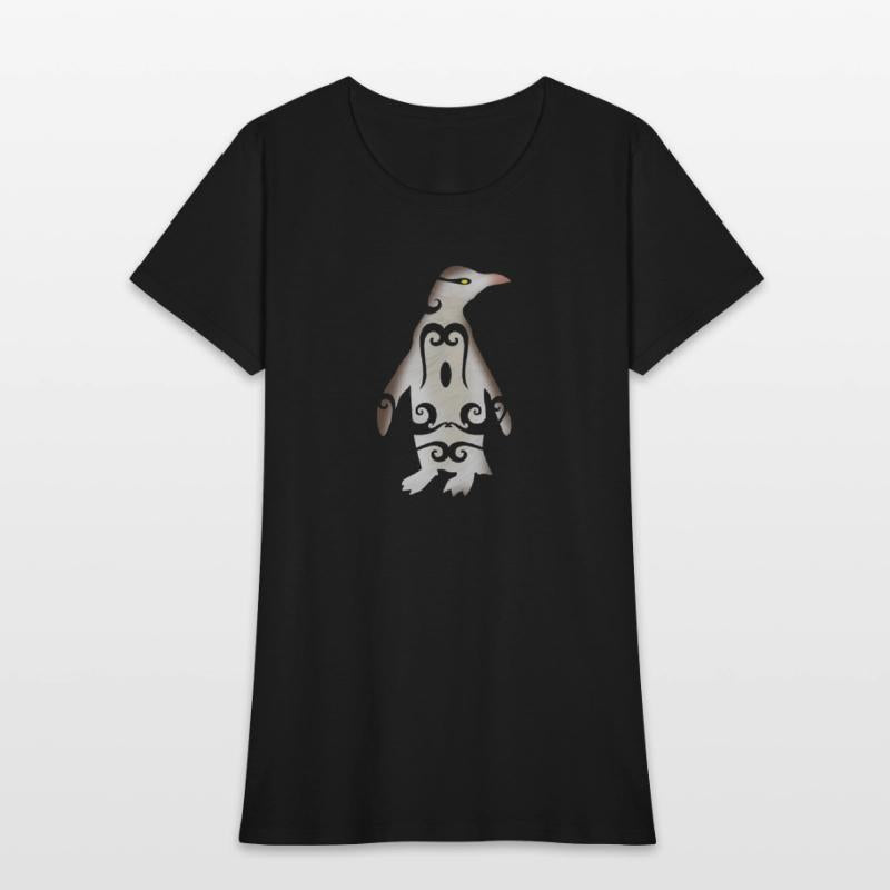 Maori Hoiho Yellow-Eyed Penguin Tribal Tattoo Gift