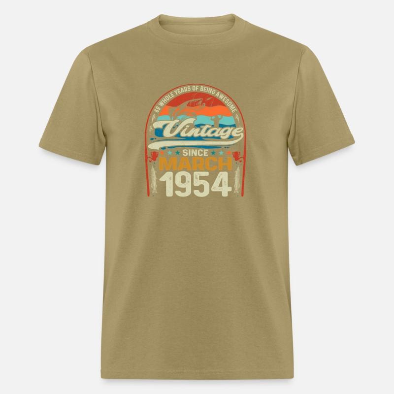 March 1954 Vintage 69Th 69 Year Old